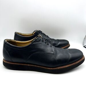 Samuel Hubbard Founder Mens Size 15 Oxford Dress Shoes Black Leather M2100-048