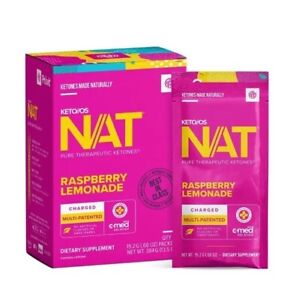 Pruvit NAT KETO OS Raspberry Lemonade Charged 20 packs, Free Shipping