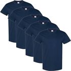 Gildan (5-pack) Navy Bulk Solid Ultra Cotton Short Sleeve Blank Tee T-Shirt S-XL
