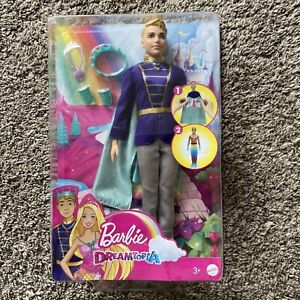 NEW 2020 Mattel Barbie Dreamtopia 2 in 1 Ken Doll with Prince to Merman Box Dmg