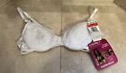 Vintage NWT Maidenform Customize It Ultimate Lace Demi Bra White 36A No Pads