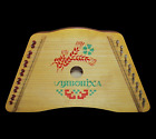 Vintage Wooden Lap Harp Zither Instrument w / Music Maker Sheet Music Belarus 🎵