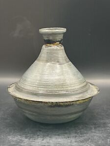 New ListingGalvanized Metal w/gold Decorative Bud Vase-India