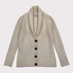 Autumn Cashmere Shawl Collar Cable Knit Cashmere Cardigan Sweater Women's XS/S