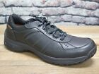 Dunham by Rockport Lexington Men's Black Leather Slip-Resistant Shoe  DAN01BK