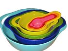 Joseph Joseph Nest 8-Pc. Locking Multi-Color Nesting Bowl & Measuring Cup Set