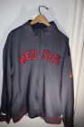 Stitches Athletic Gear Red Sox Zip Up Sweatshirt Polyester