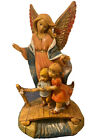 Vintage Italy Fontanini Resin Figurine Guardian of the Children 7”H