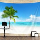 Ocean Beach Extra Large Tapestry Wall Hanging Art Nature Background Fabric