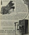 Antique 1900's Piano Musical Instrument - 1907 Wilcox & White Co. Print Ad
