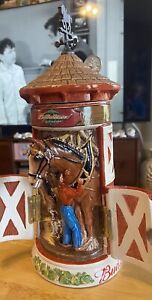 Budweiser Clydesdale Stable Stein 182 Of 2,500 First Edition