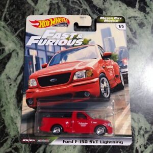 Hot Wheels Fast and Furious Ford F150 SVT Lightning Motor City Muscle Premium