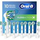 Oral-B - EB254 Floss Action  X Electric Toothbrush Replacement Heads - 10 Pack