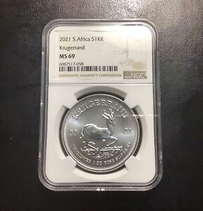 2021 South Africa 1 oz .999 Silver 