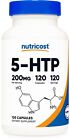 Nutricost 5-HTP 200mg, 120 Capsules (5-Hydroxytryptophan) - Gluten Free, Non-GMO