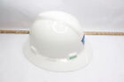 MSA Commodore V-Gard Cap Safety Hard Hat Suspension with Harness Standard White