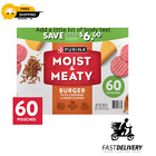Purina Moist & Meaty Dog Food, Burger W/ Cheddar Cheese 6 Oz 60 Ct