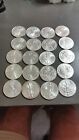 Roll of 20  American Silver Eagles BU condition, mixed dates, stunners...