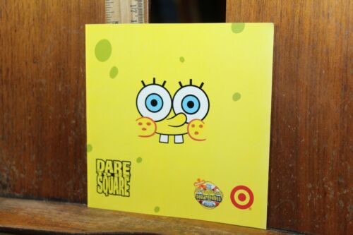 Vintage 2004 Spongebob Squarepants Movie Dare to be Square Target Catalog