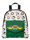 Friends TV Show CENTRAL PERK CHIBI CHARACTERS MINI BACKPACK NEW