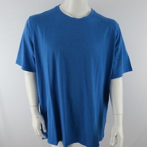 Tasc Short Sleeve Performance Active T-Shirt Men's 2XL Bamboo Blend Blue