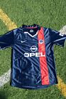 PSG Paris Saint Germain Ronaldinho Retro Jersey 2001 Blue Men's M