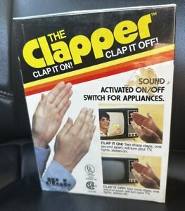 The Clapper Sound Activated On/Off Switch Vintage 1984 Original Box BRAND NEW