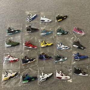 Jordan 4 - 2D Silicone Sneaker Keychains- Air Jordan Nike AJ4