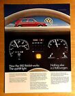 1982 VOLKSWAGEN VW RABBIT—ORIGINAL VINTAGE PRINT AD