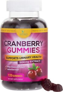 Nature's Nutrition Cranberry Urinary Health Gummies w/ Vitamin C & Vitamin E