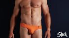 AussieBum Men Orange Slick Modal Bikini Brief Size Small