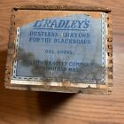 Antique Wooden Dustless Box Bradley’s Crayon Company Springfield Mass ￼