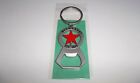 Heineken Beer Bottle Cap Opener Keychain-Spinner Red Star-Keyring Party Gift New