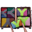 7 Set Packing Cubes for Suitcases,Luggage Organizer Bags for Travel Accessori...