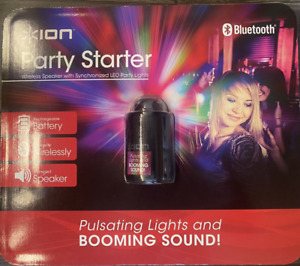 New ListingNEW!!! ION Party Starter Portable Bluetooth Speaker With Built-In Light Show