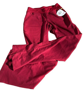 Urbane Ultimate XSM Women's Flex Stretch Scrub Yoga Pant 9330 Pockets New Maroon