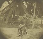 General Edward Ferrero Seated Tent Petersburg New 8x10 US Civil War Photo