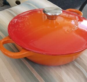 Le Creuset Cast Iron 2-3/4 Qt. Dutch Oven #22 Flame Orange