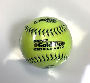 NEW Worth Sports Super Gold Dot Green Softball WU12SC USSSA Classic M Single