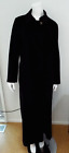 Womens AKRIS Long Black 100% Cashmere Coat MEDIUM Size 10 Italy Blazer Overcoat