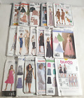 New Listing18 Sewing Patterns Multi Sizes Dress Skirt Burda Vogue Butterick Bulk Lot Bundle