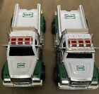 New ListingHESS 2011 LOT of 2 Truck Toy Pickup Gasoline White Green