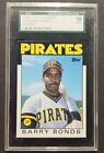 Barry Bonds Rookie 1986 Topps Traded SGC 96/9 Mint