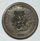 New Listing1872 Indian Head Cent - Key Date Penny; Unique Looking Coin; N045