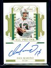 2022 Panini Flawless All-Pro Ink Autograph AP-DM Dan Marino Silver /15 Dolphins