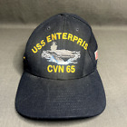 USS Enterprise CVN 65 USA Black Men's Adjustable Hat One Size