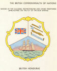 BELIZE FLAGS. Badges. British Honduras 1965 old vintage print picture
