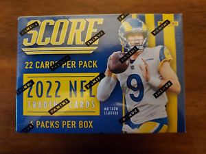 2022 Panini Score NFL Football Factory Sealed Blaster Box 132 Cards