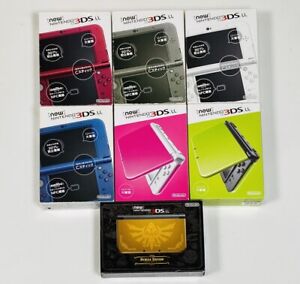 New Nintendo 3DS LL XL Console Various Color Box Manual NTSC-J (Good)