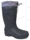 Brand New Men's Rain Boots Drawstring Waterproof Slip Resistant Snow Work Shoes